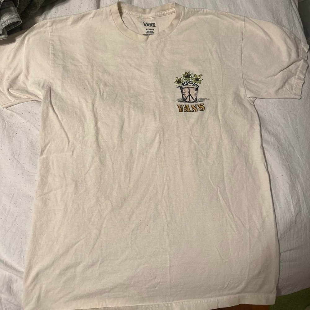 Vans Men's Cream Graphic Tee